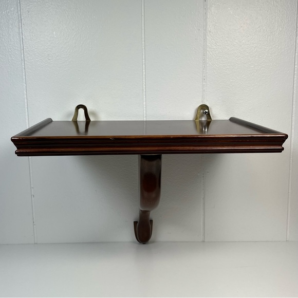 Bombay Wall Decor Vintage The Bombay Company Shelf Mahogany Wood